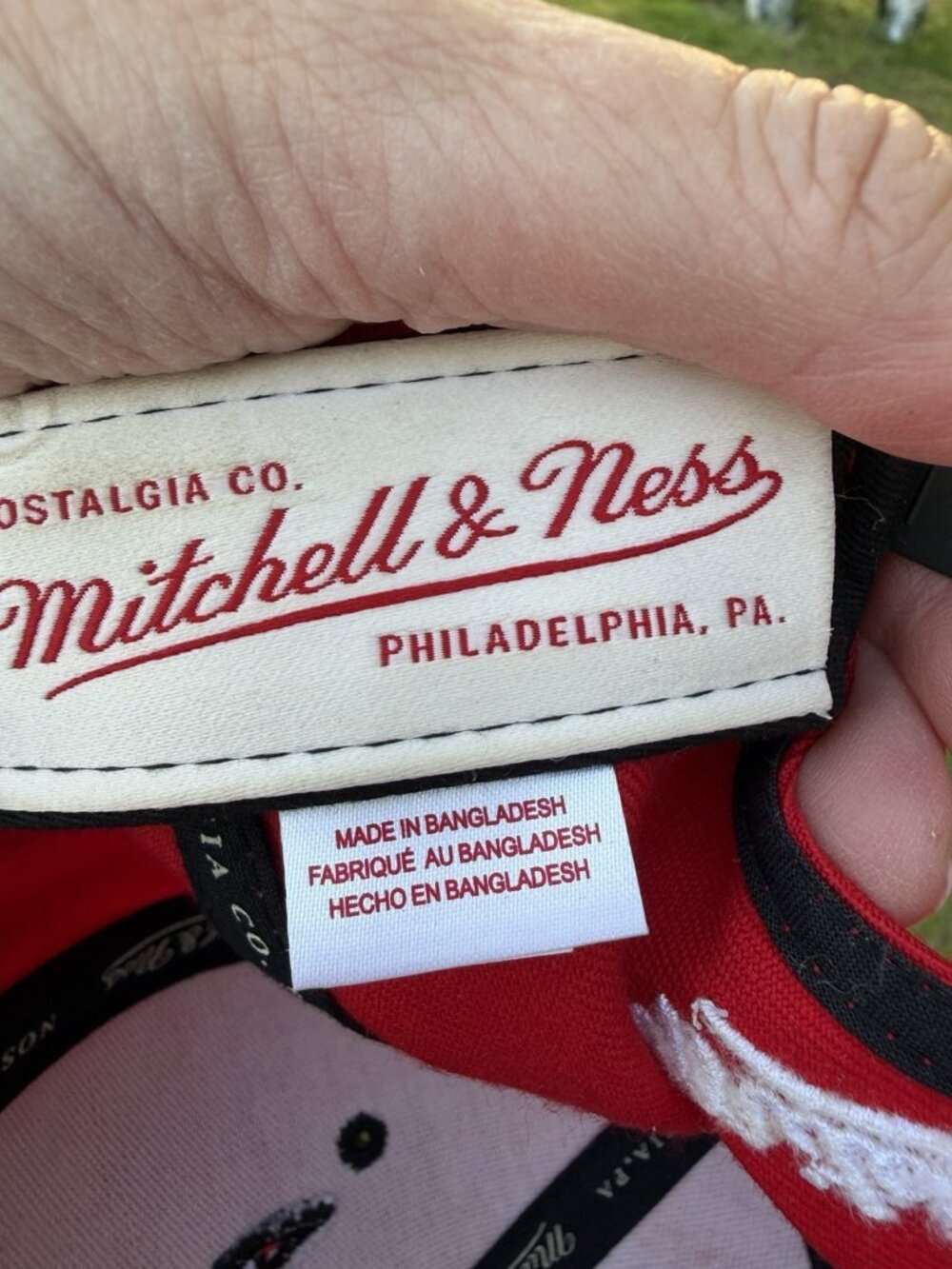 Mitchell & Ness Chicago Bulls tapestry rainbow embroidered snapback streetwear - Picture 8 of 12